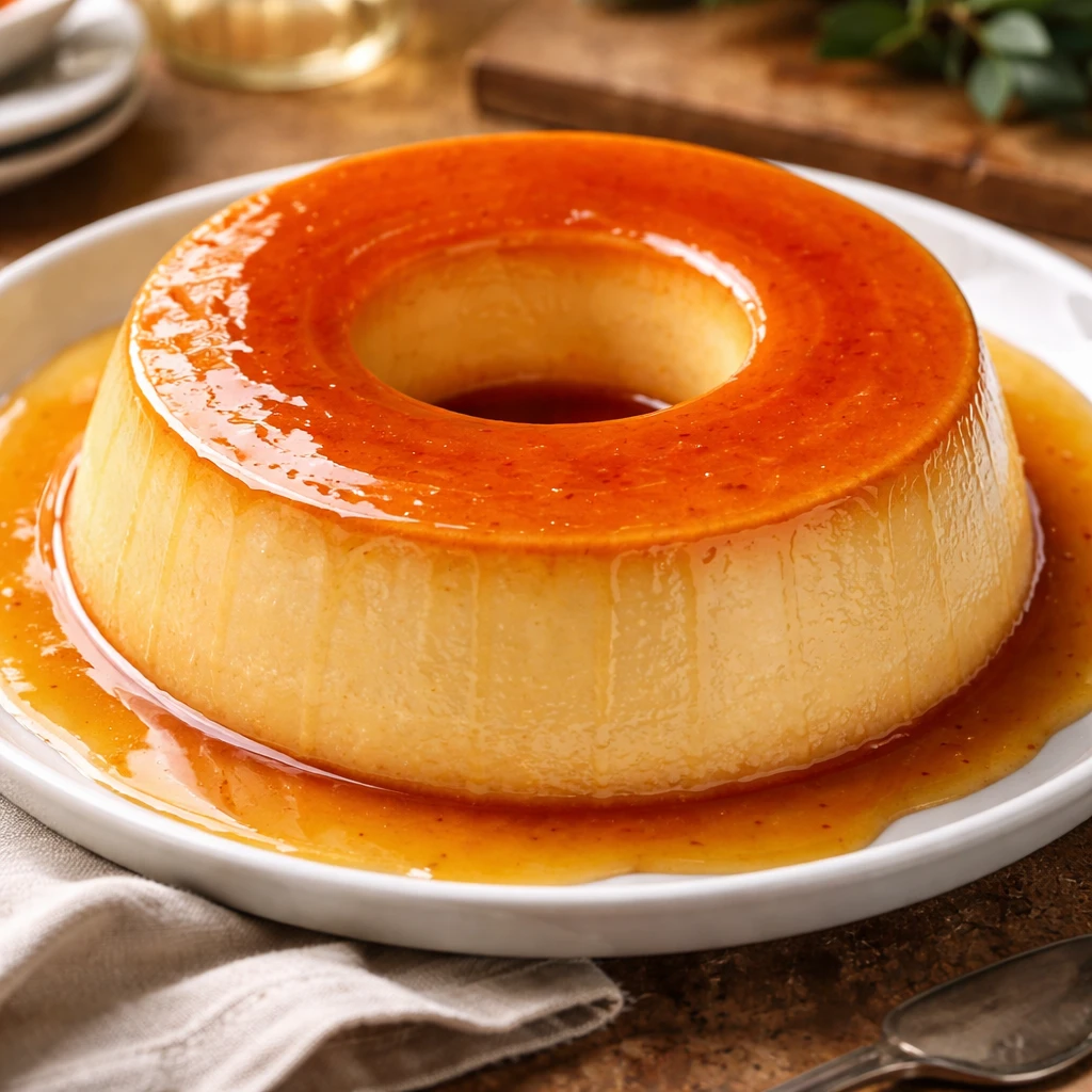 Foto de Pudim de Leite Condensado Cremoso sem Furinhos