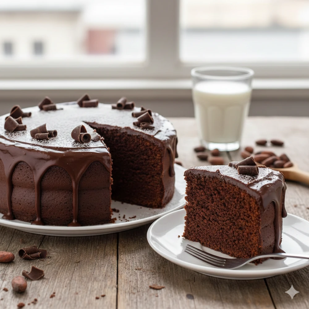 Receita: Bolo de Chocolate Simples - 