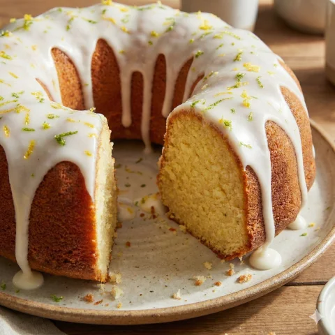 Receita: Bolo de Limão com Iogurte Fofinho: Receita Fácil com Cobertura Azedinha - Esse bolo de limão com iogurte fica muito fofinho, ú...