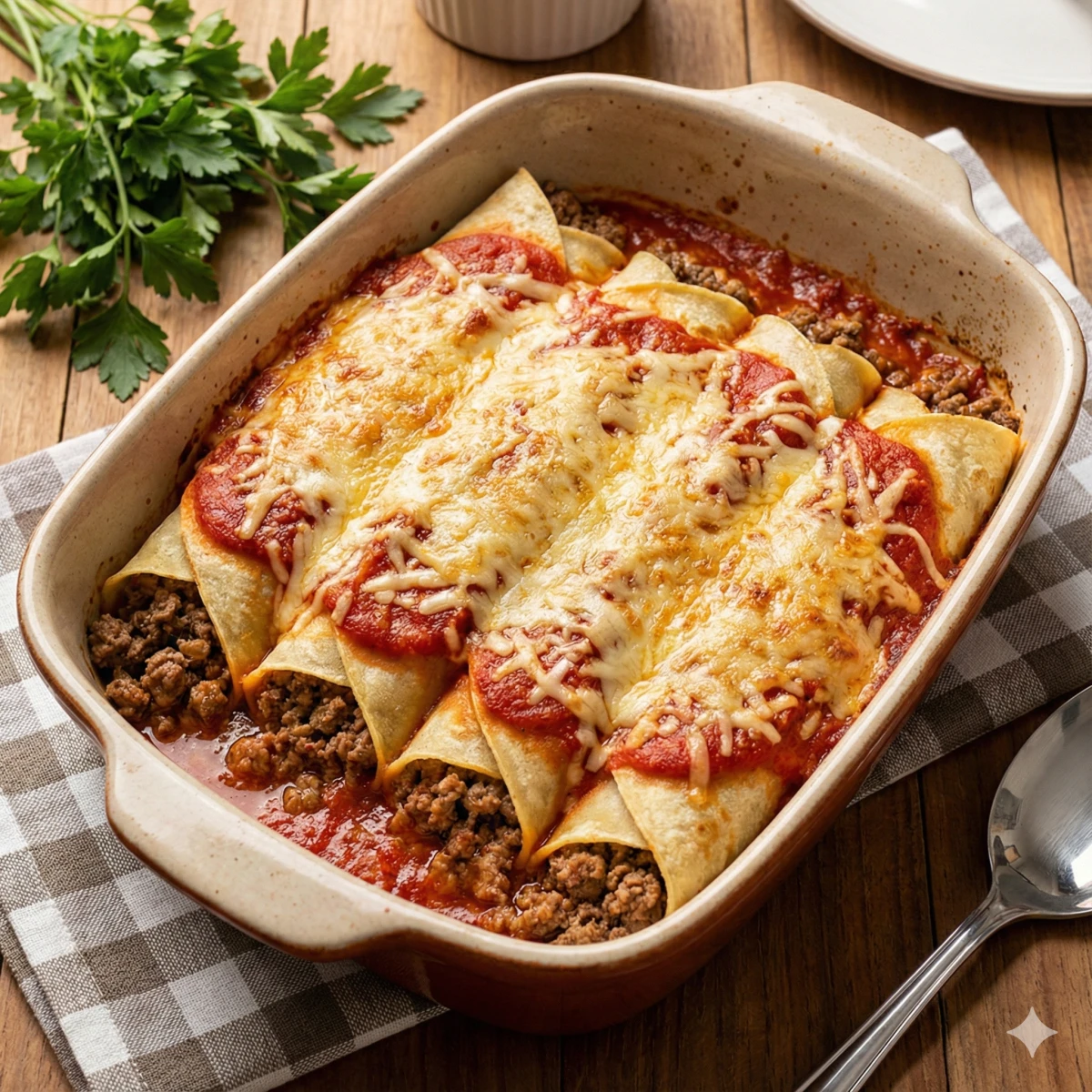 Foto de Panqueca de Carne Moída