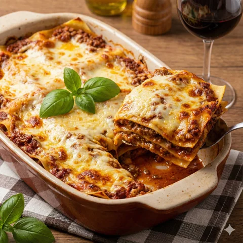 Receita: Lasanha de Carne Moída - A lasanha de carne moída é um dos pratos mais tradicionais do almoço de domin...