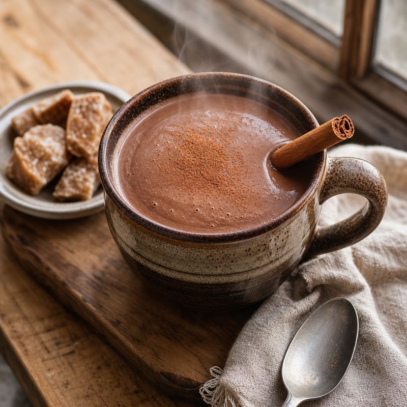 Receita: Chocolate quente cremoso com rapadura e canela