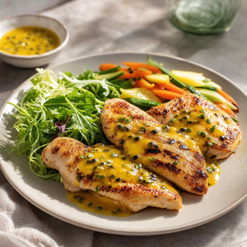 Receita: Frango grelhado com molho de maracujá