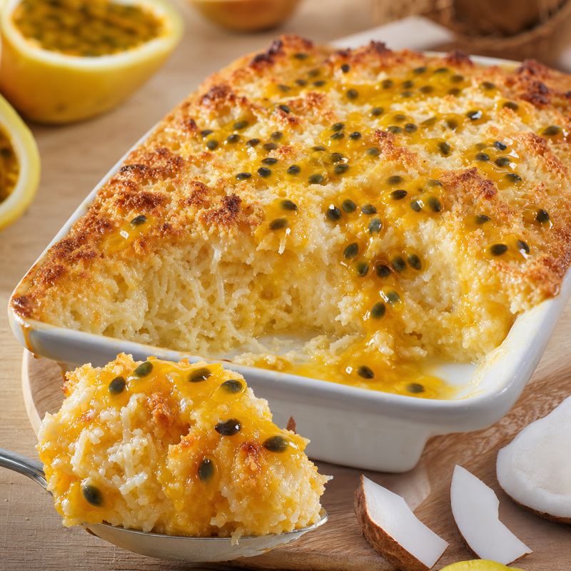 Receita: Cocada Cremosa de Forno com Maracujá