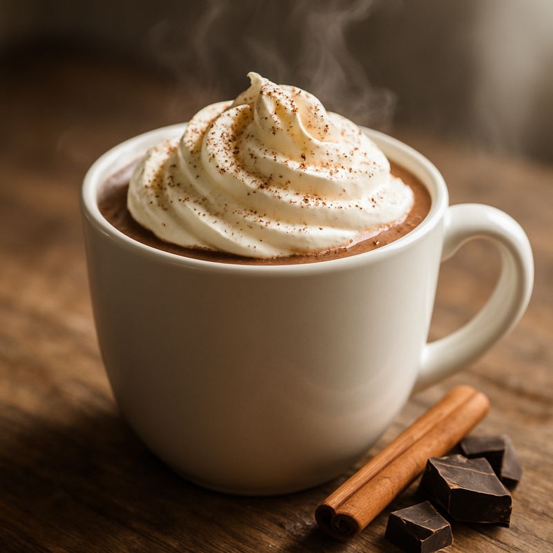 Receita: Chocolate quente com pimenta e chantilly cremoso