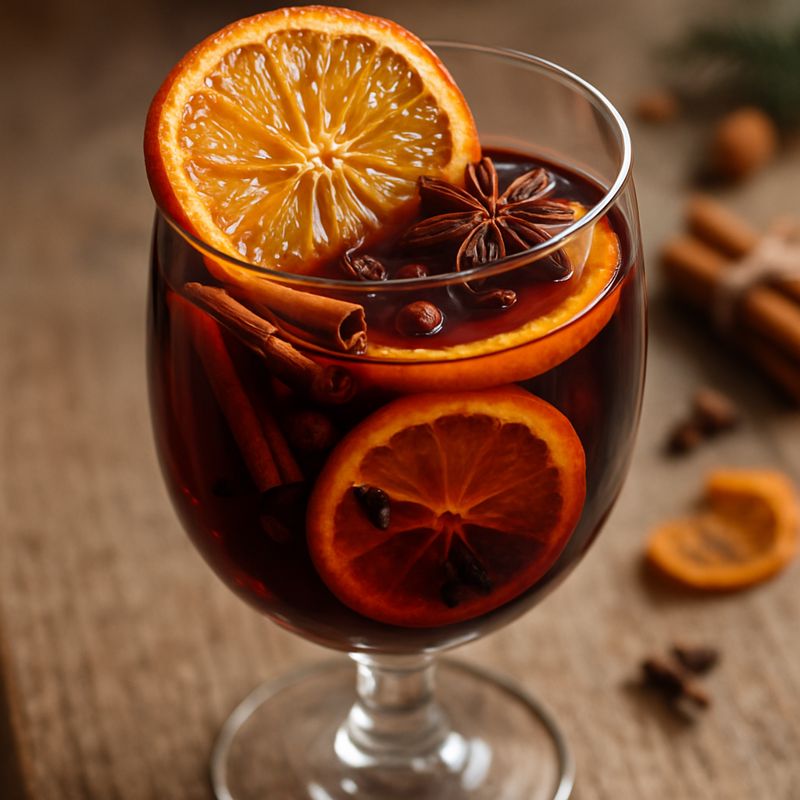 Receita: Vinho Quente com Especiarias e Laranja Caramelizada