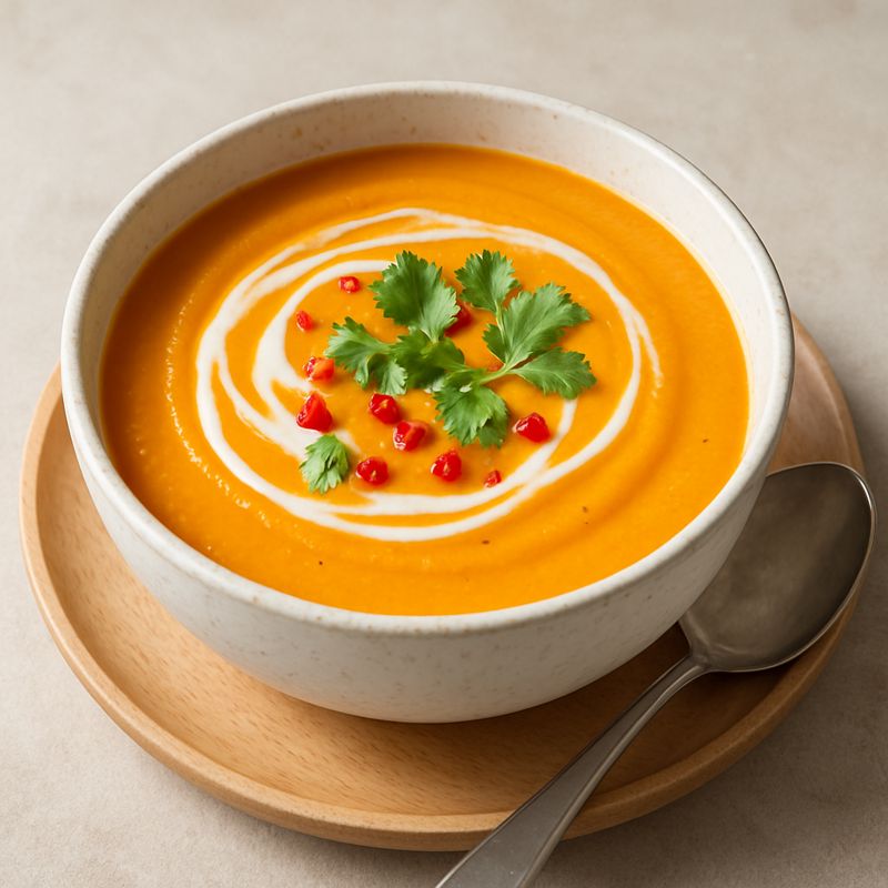Receita: Sopa cremosa de abóbora com leite de coco e pimenta