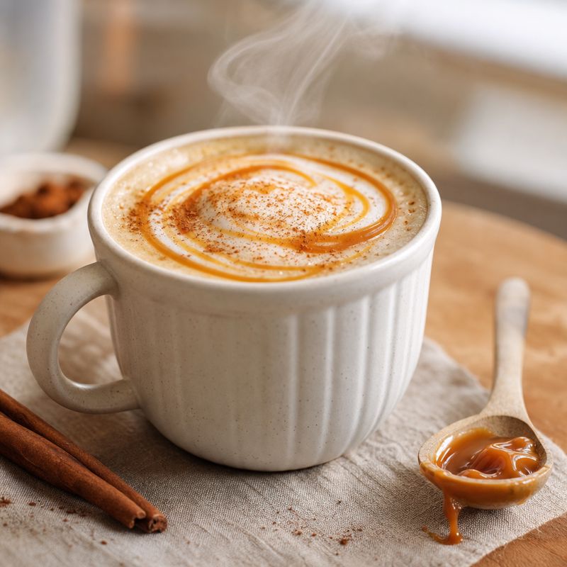 Receita: Cappuccino de doce de leite com canela