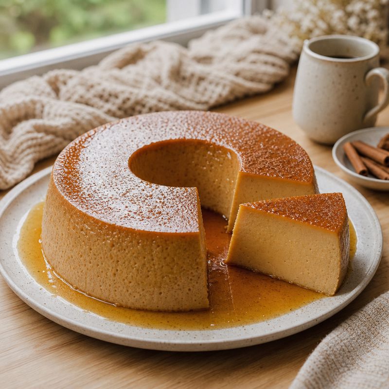 Receita: Pudim de leite com café e canela