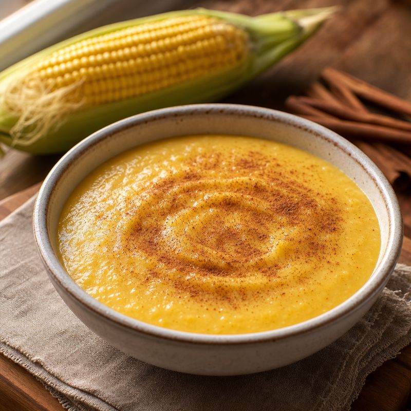 Receita: Curau de milho cremoso com canela